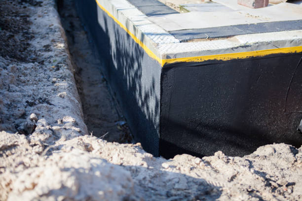 Professional Waterproofing technician working in Mount Royal, NJ